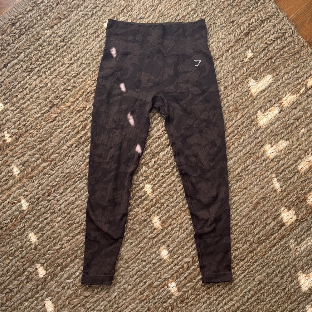 Gymshark Black Camo Leggings
